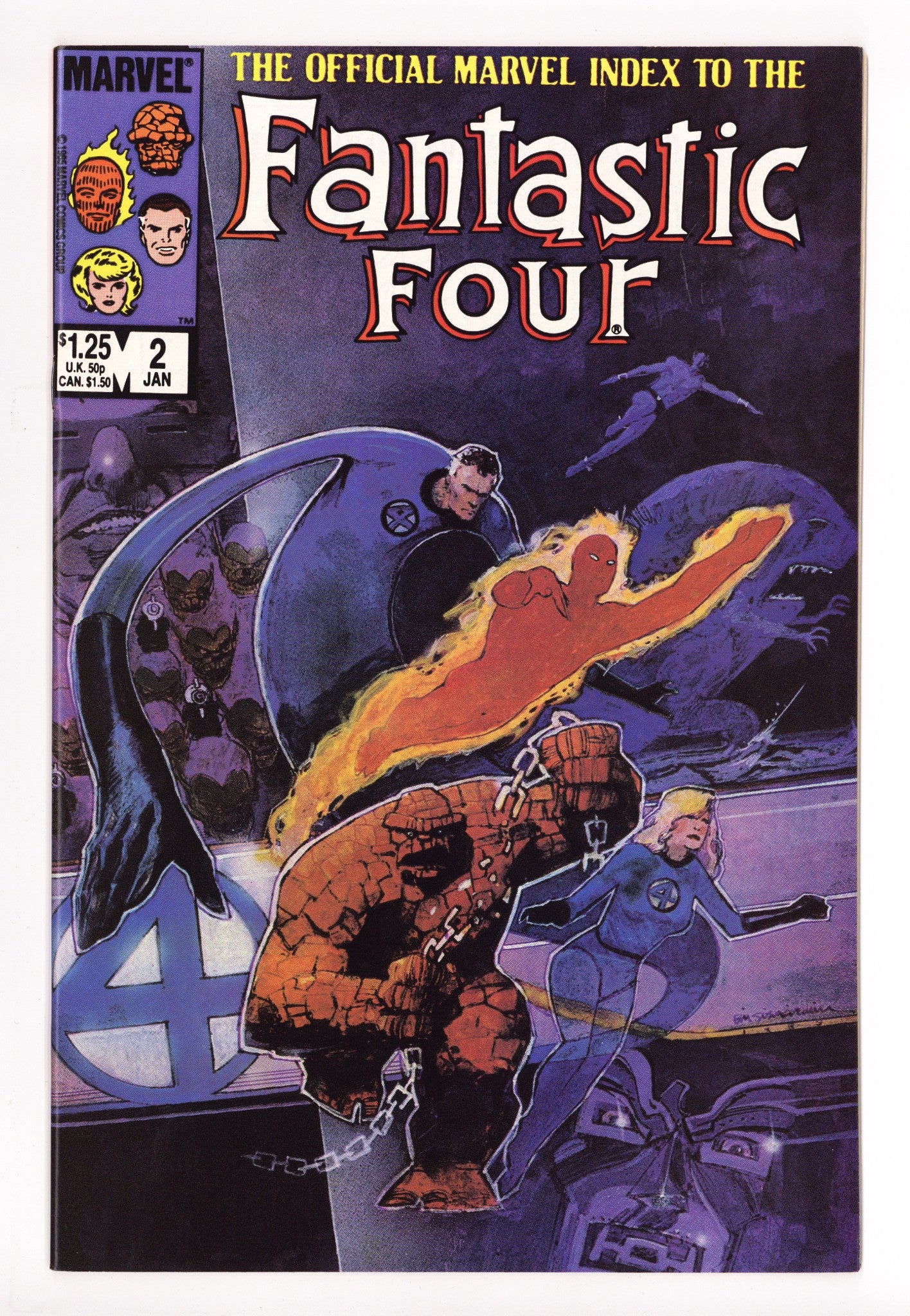 The Official Marvel Index to the Fantastic Four 2 High Grade (1986) 