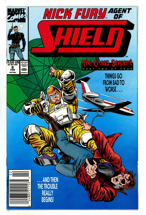 Nick Fury, Agent of S.H.I.E.L.D. Vol 4 8 High Grade (1990)