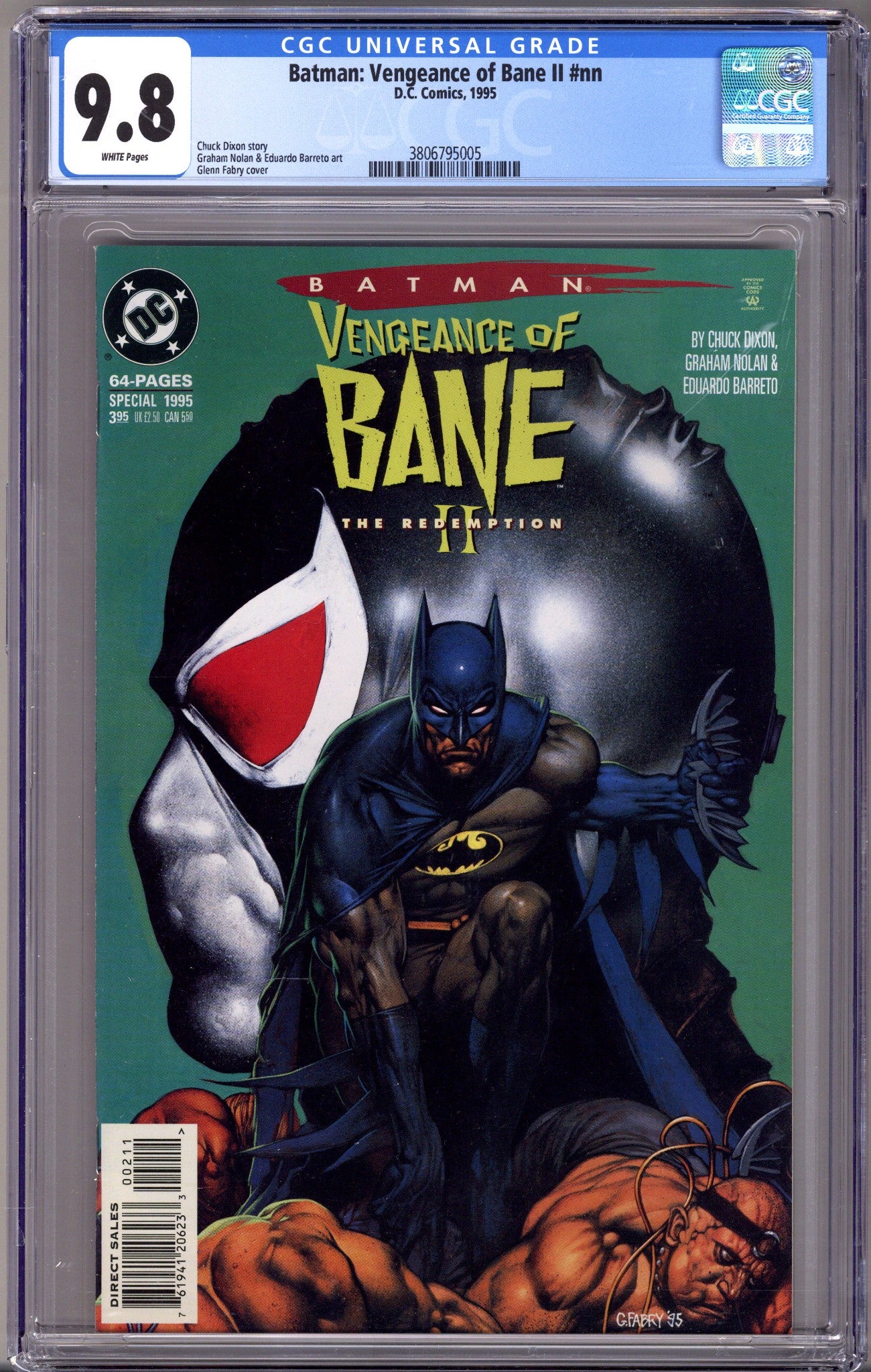 Batman: The Vengeance of Bane II   [nn] CGC 9.8 (NM/M)   (1995)        