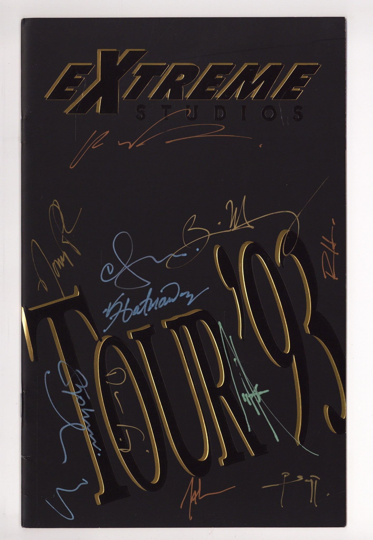 Extreme Tour Book 1 FN (6.0) (1993) Signed x11 Cover 