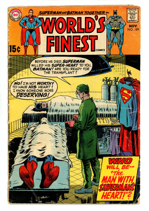 World's Finest Comics 189 GD/VG (3.0) (1969)