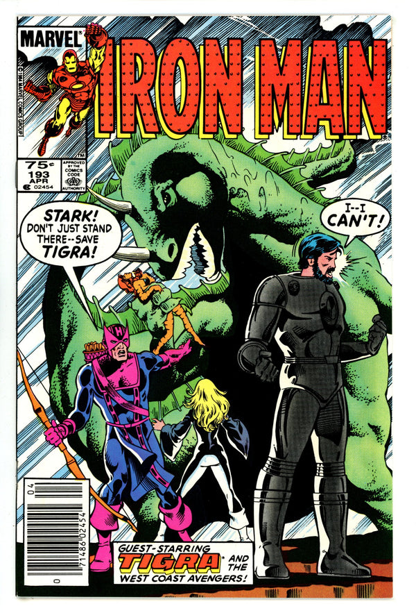 Iron Man Vol 1 193 High Grade (1985) Canadian Price Variant
