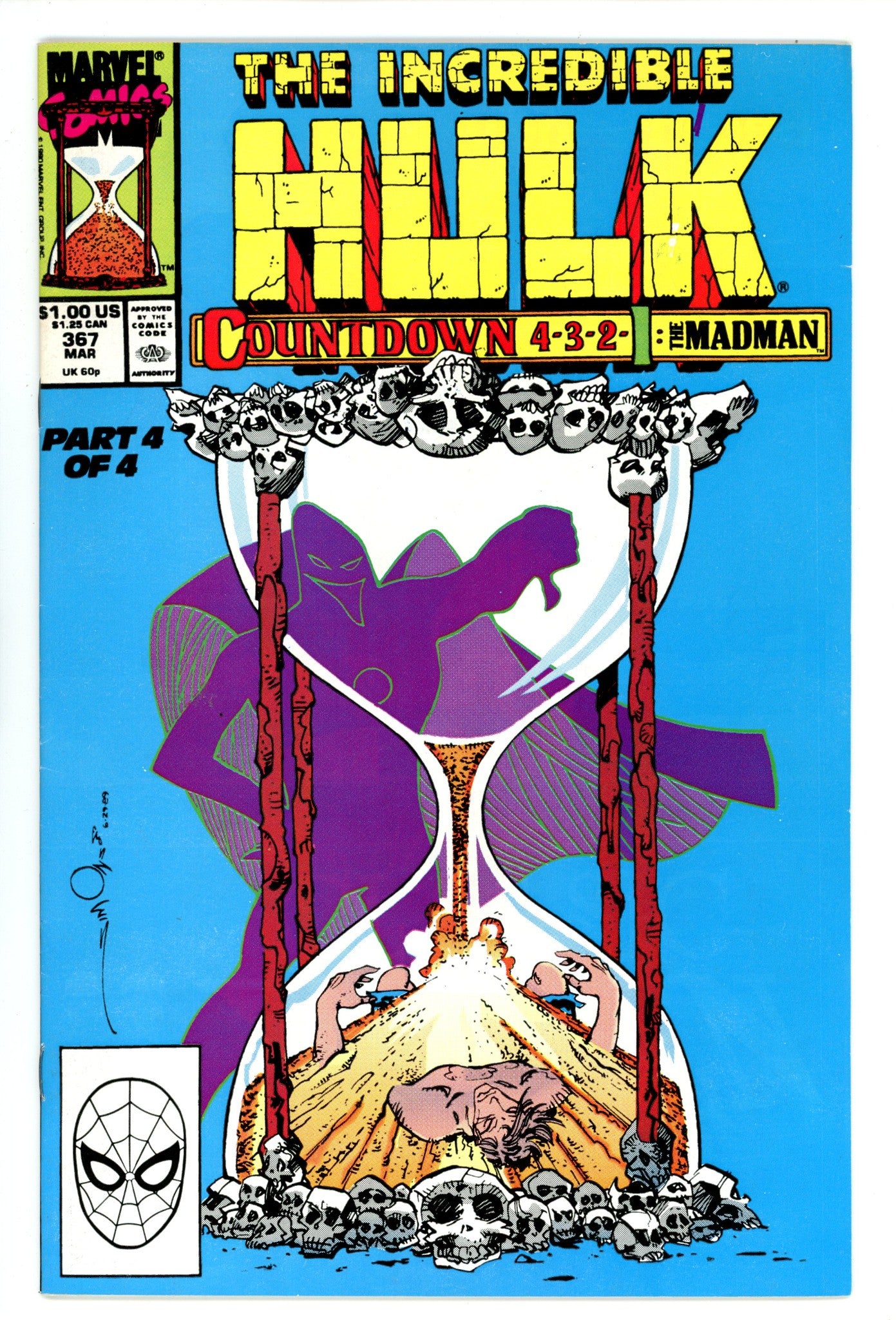 The Incredible Hulk Vol 1 367 Mid Grade (1990) 