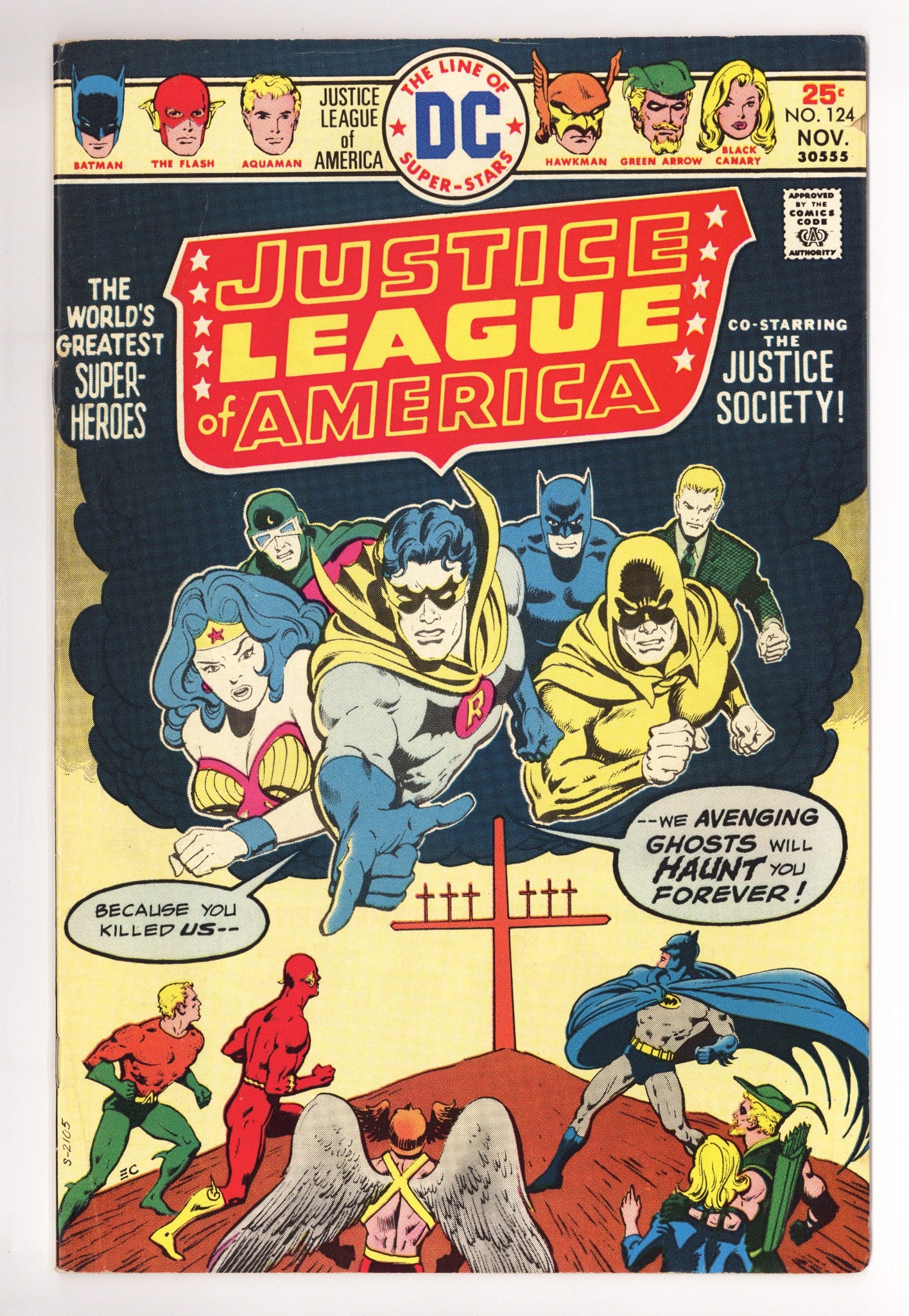 Justice League of America Vol 1 124 FN- (5.5) (1975) 