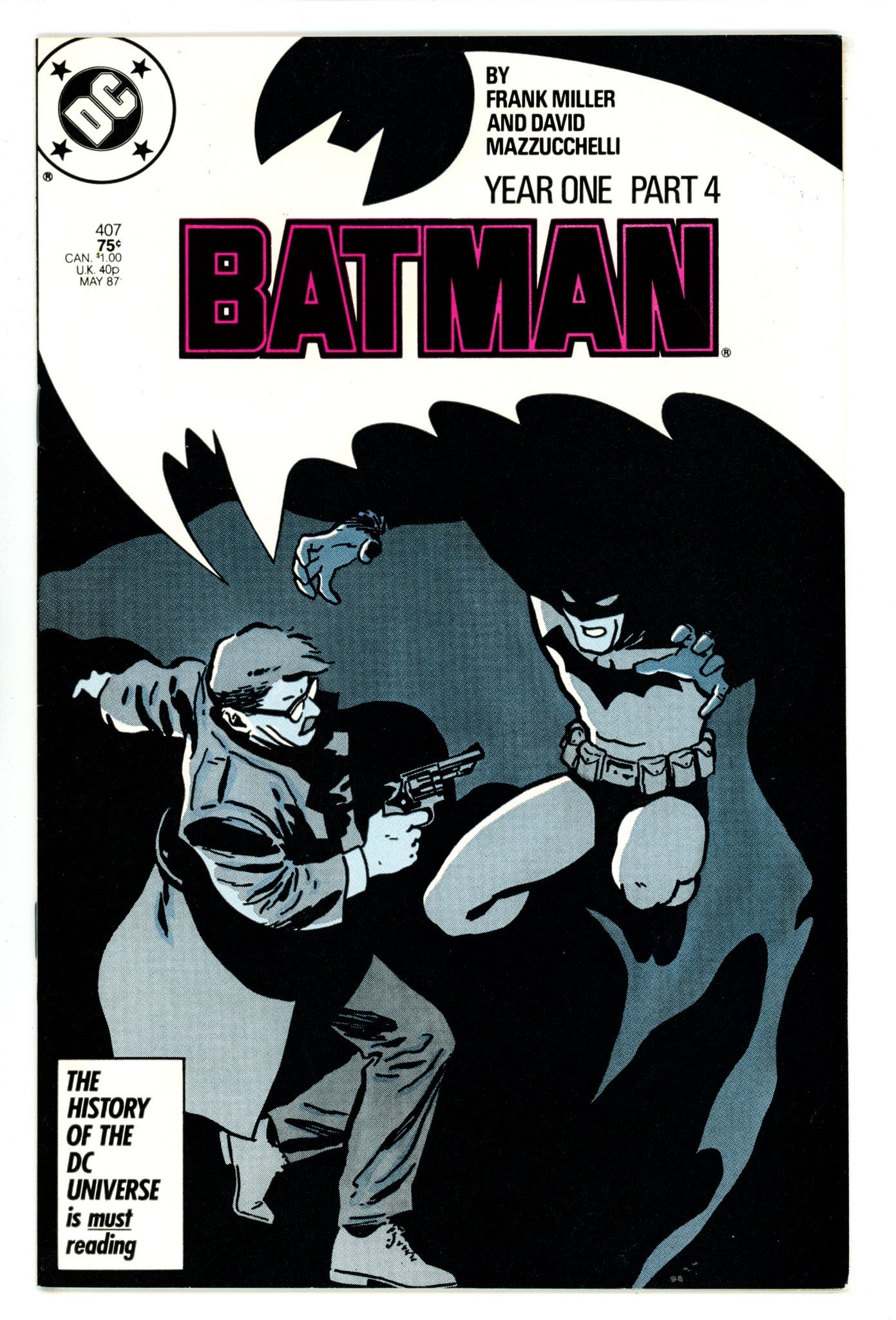 Batman Vol 1 407  VF+ (8.5)   (1987)        