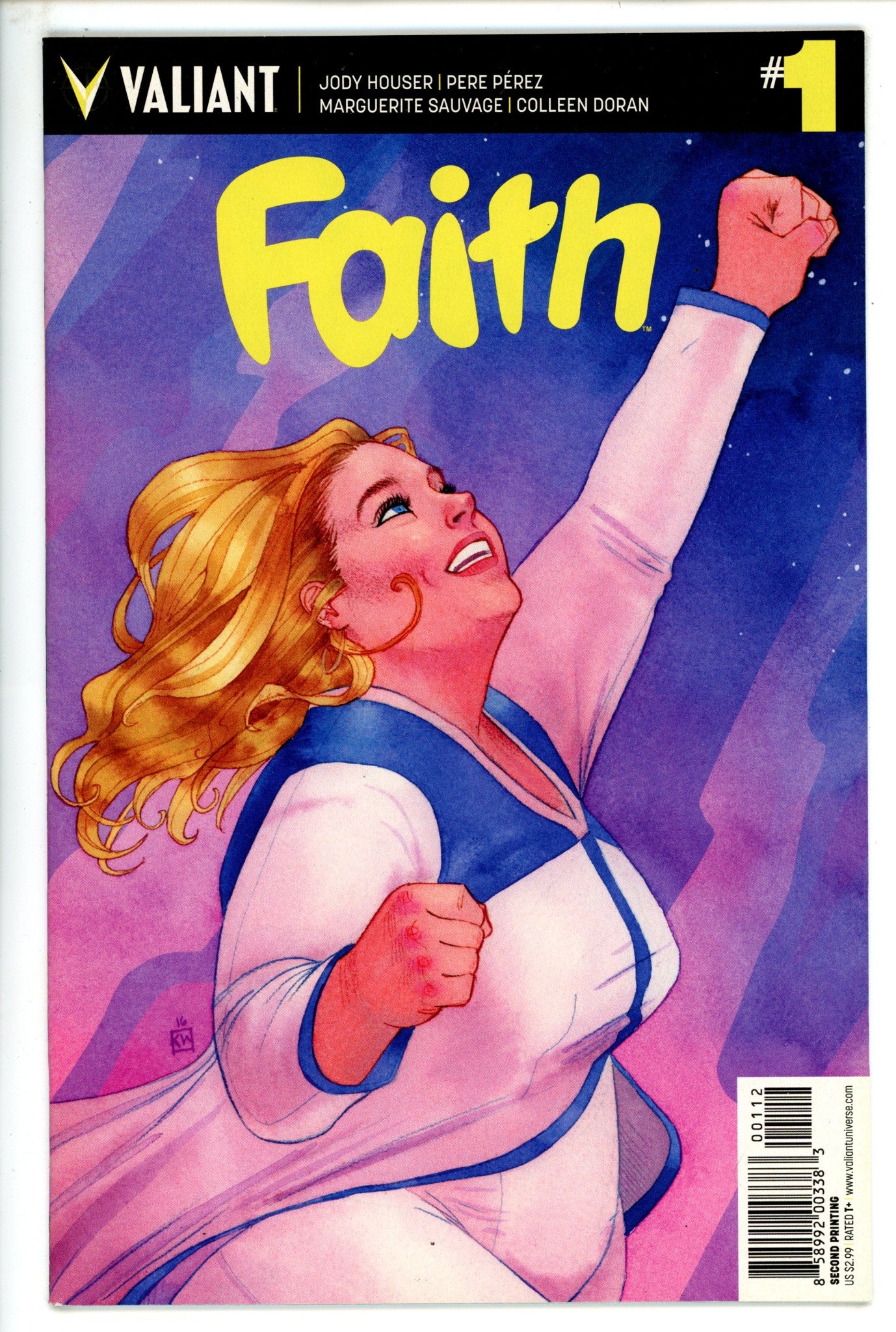Faith Vol 2 1 High Grade (2016) 2nd Print 