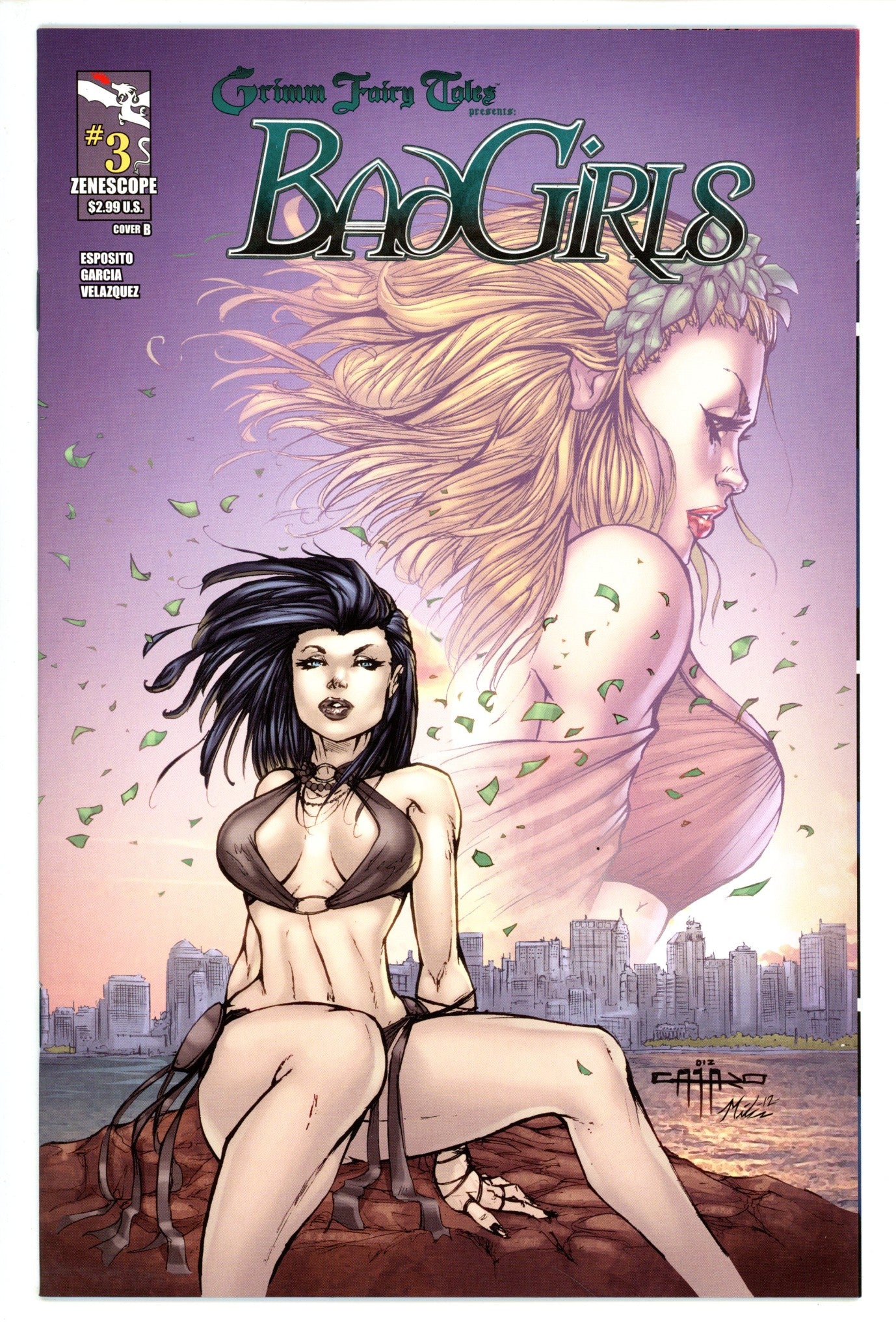 Grimm Fairy Tales Presents: Bad Girls 3 Cafaro Variant (2012)