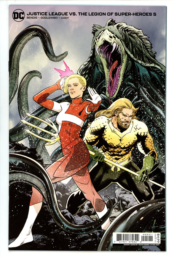 Justice League vs. the Legion of Super-Heroes 5 High Grade (2022) Moore Variant