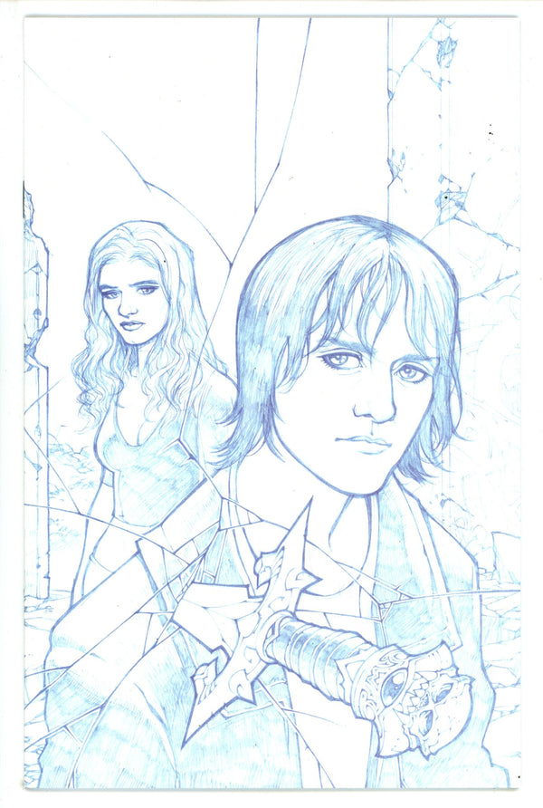 Angel 21 High Grade (2009) Rodriguez Virgin Sketch Incentive Variant