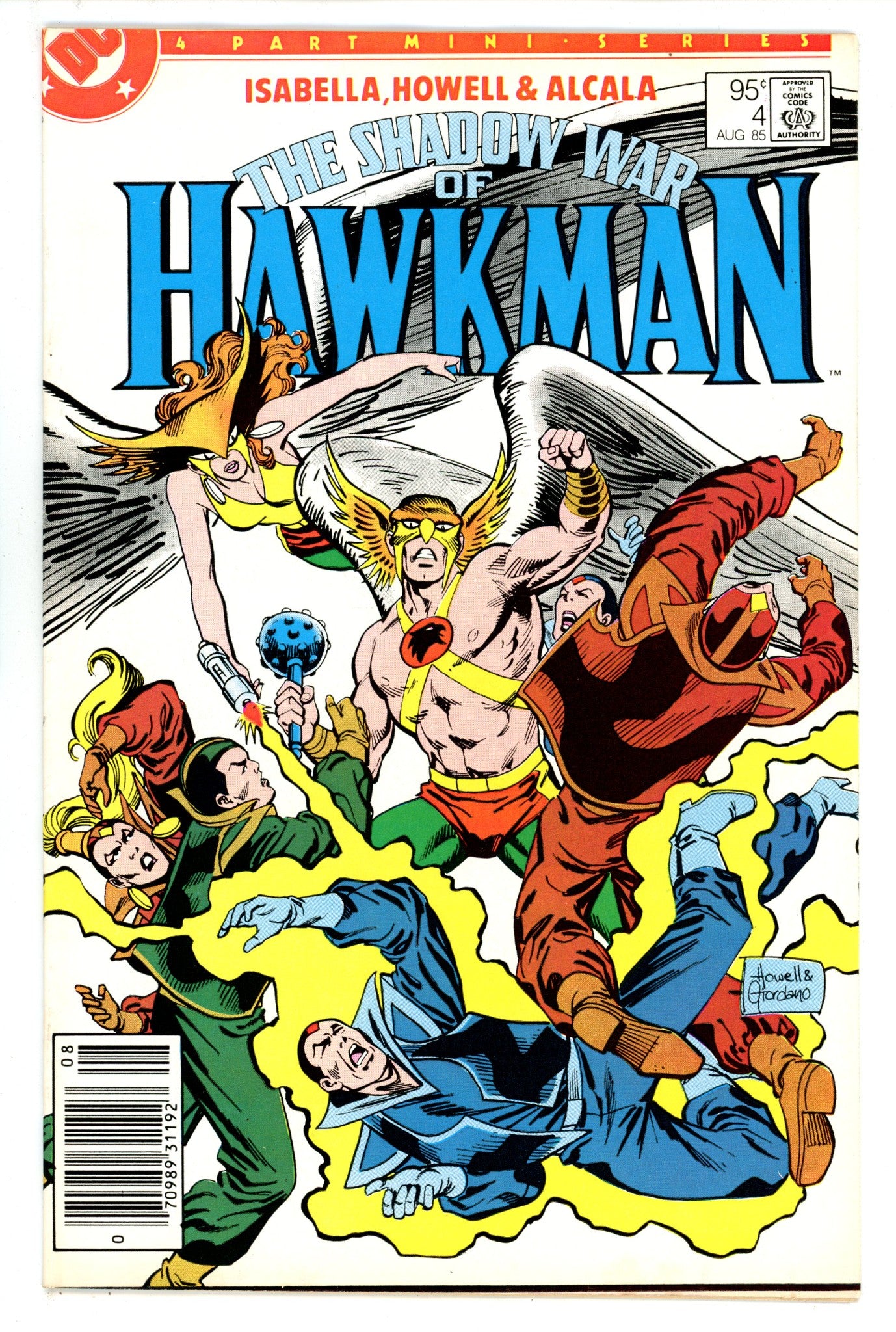 The Shadow War of Hawkman 4 VF+ (8.5) (1985) Canadian Price Variant 