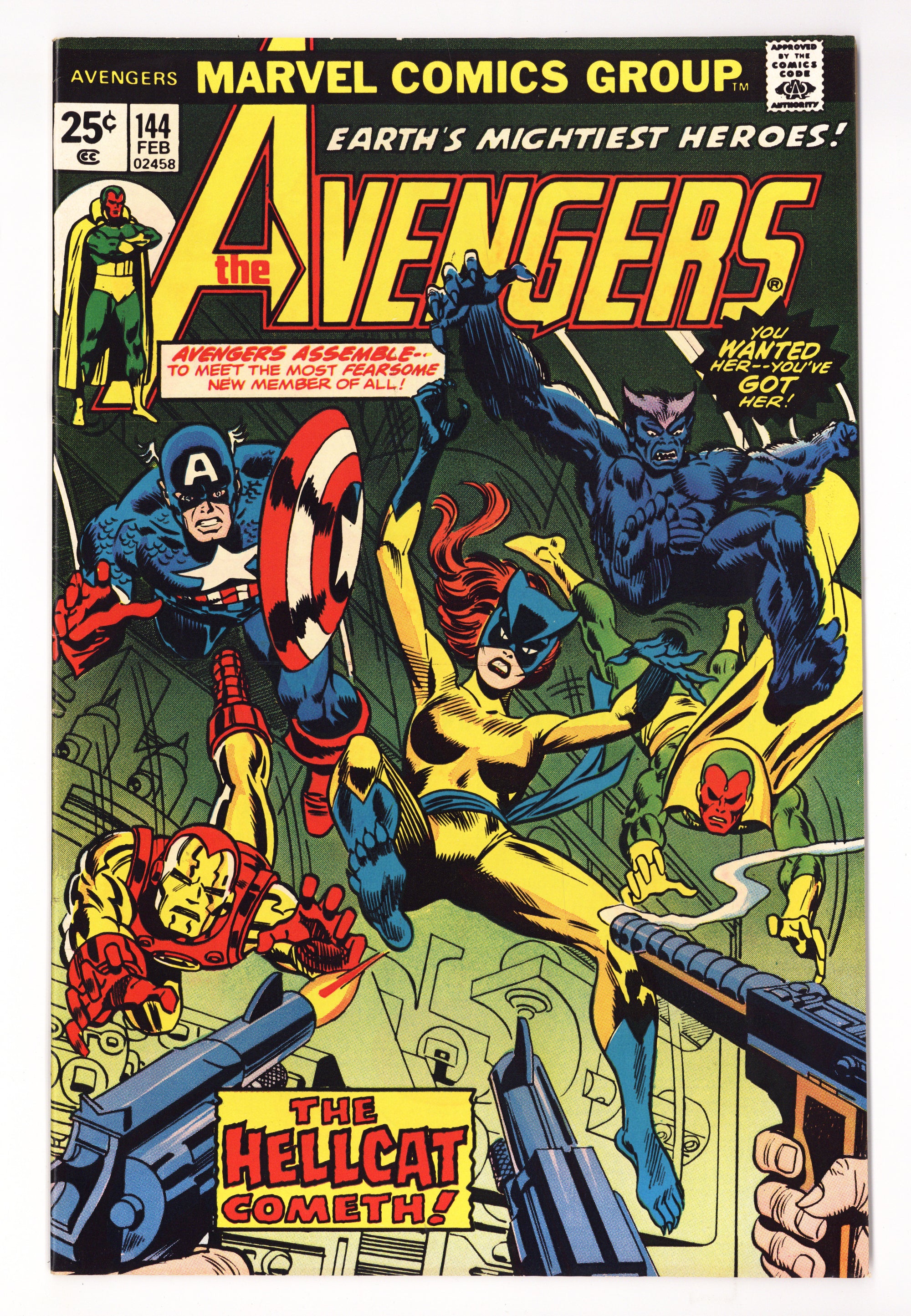 The Avengers Vol 1 144  VF (8.0)   (1976)        