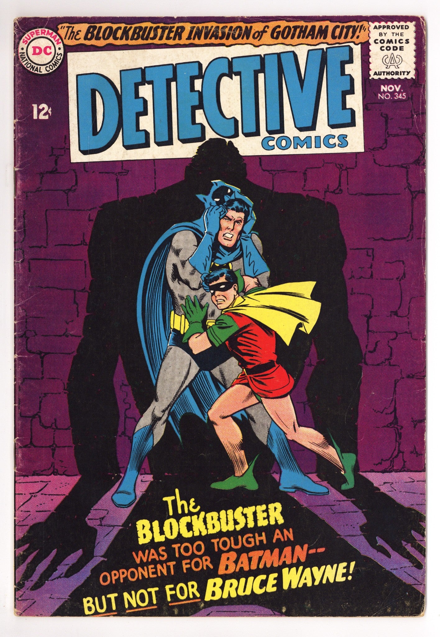 Detective Comics Vol 1 345 VG+ (4.5) (1965) 