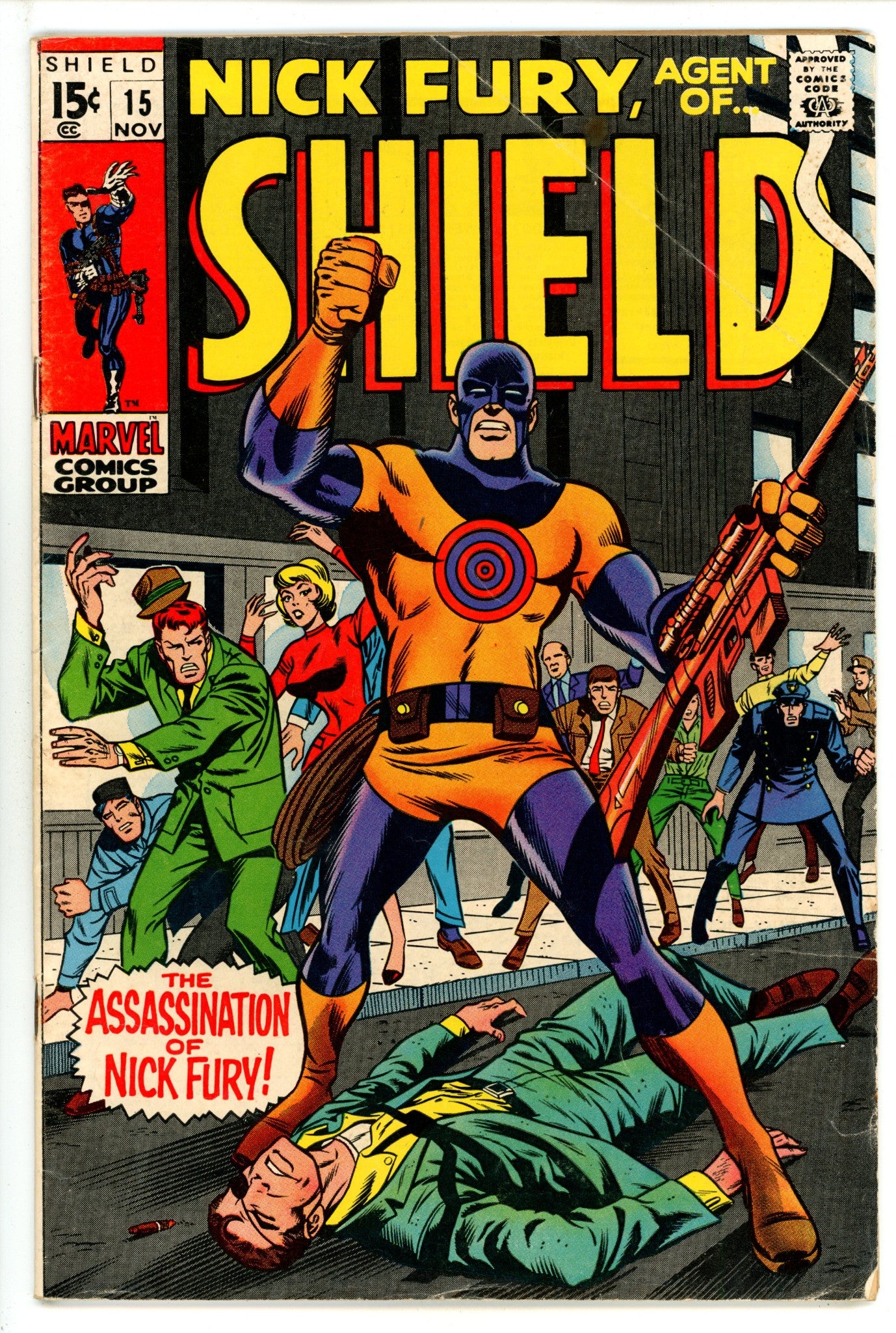 Nick Fury, Agent of SHIELD Vol 1 15 VG+ (4.5) (1969) 