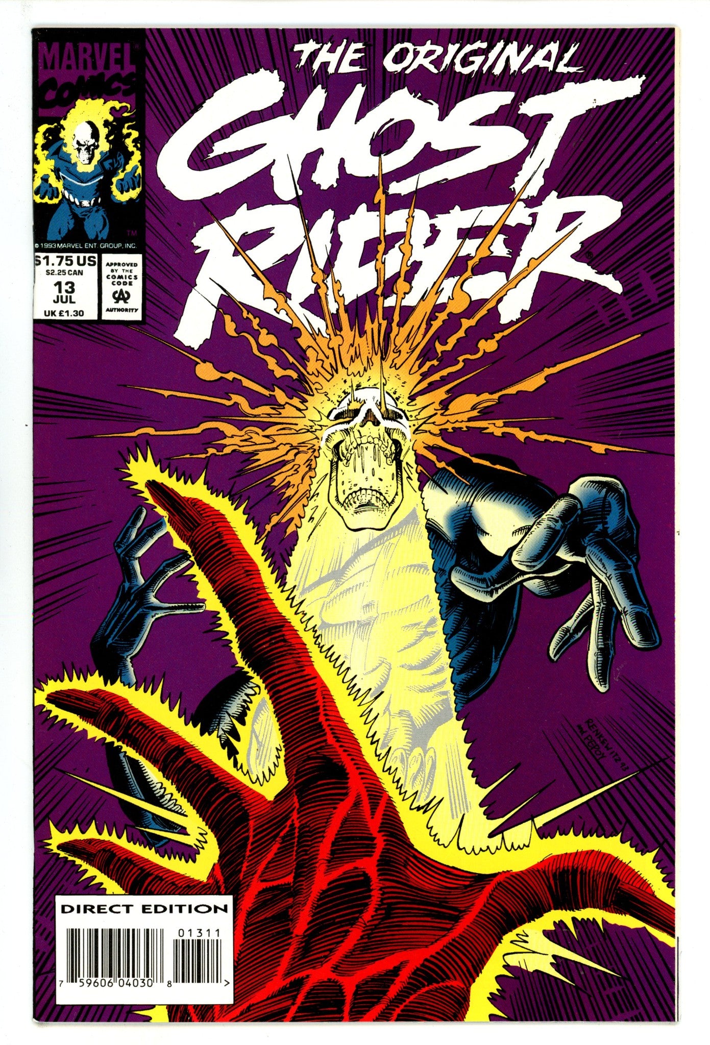 The Original Ghost Rider 13 High Grade (1993) 