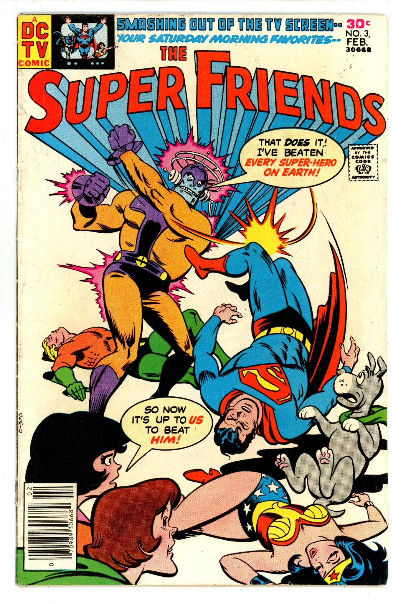 Super Friends Vol 1 3 VG (4.0) (1977) 