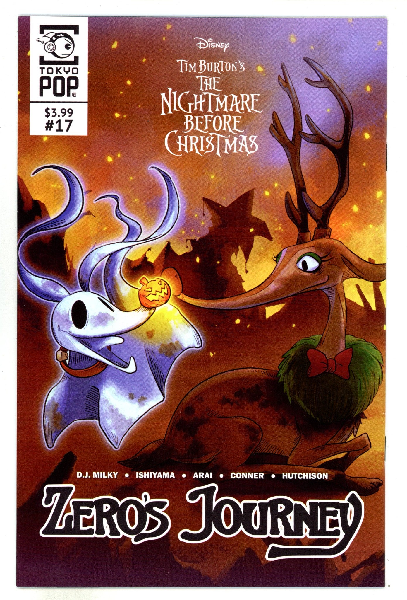 Disney Tim Burton's the Nightmare before Christmas: Zero's Journey 17 VF+ (8.5) (2020) 