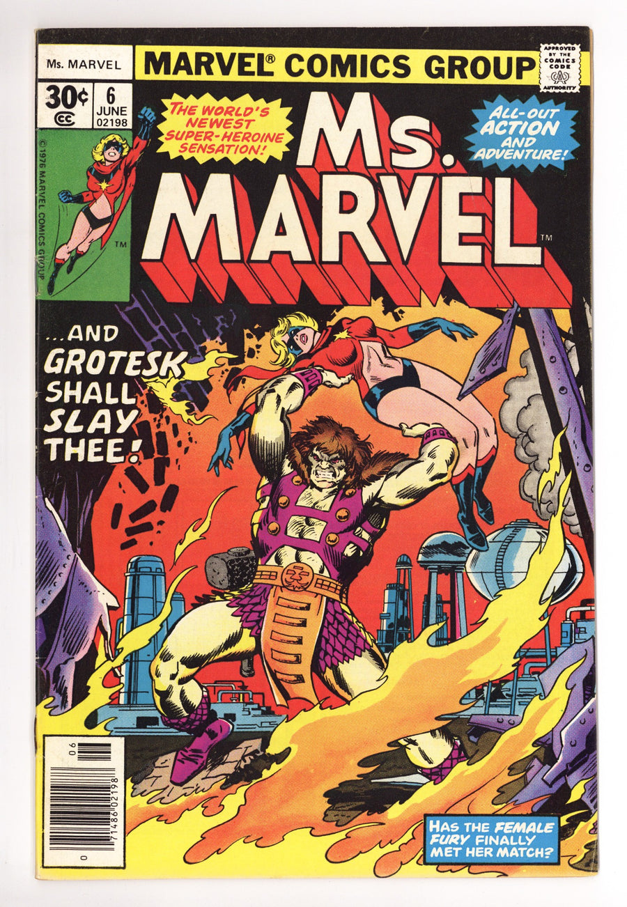 Ms. Marvel Vol 1 6 Mid Grade (1977) 