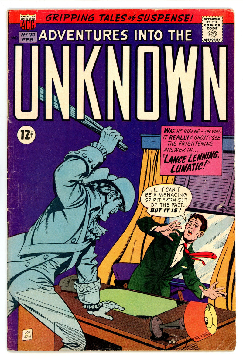 Adventures into the Unknown 170 VG+ (4.5) (1967) 