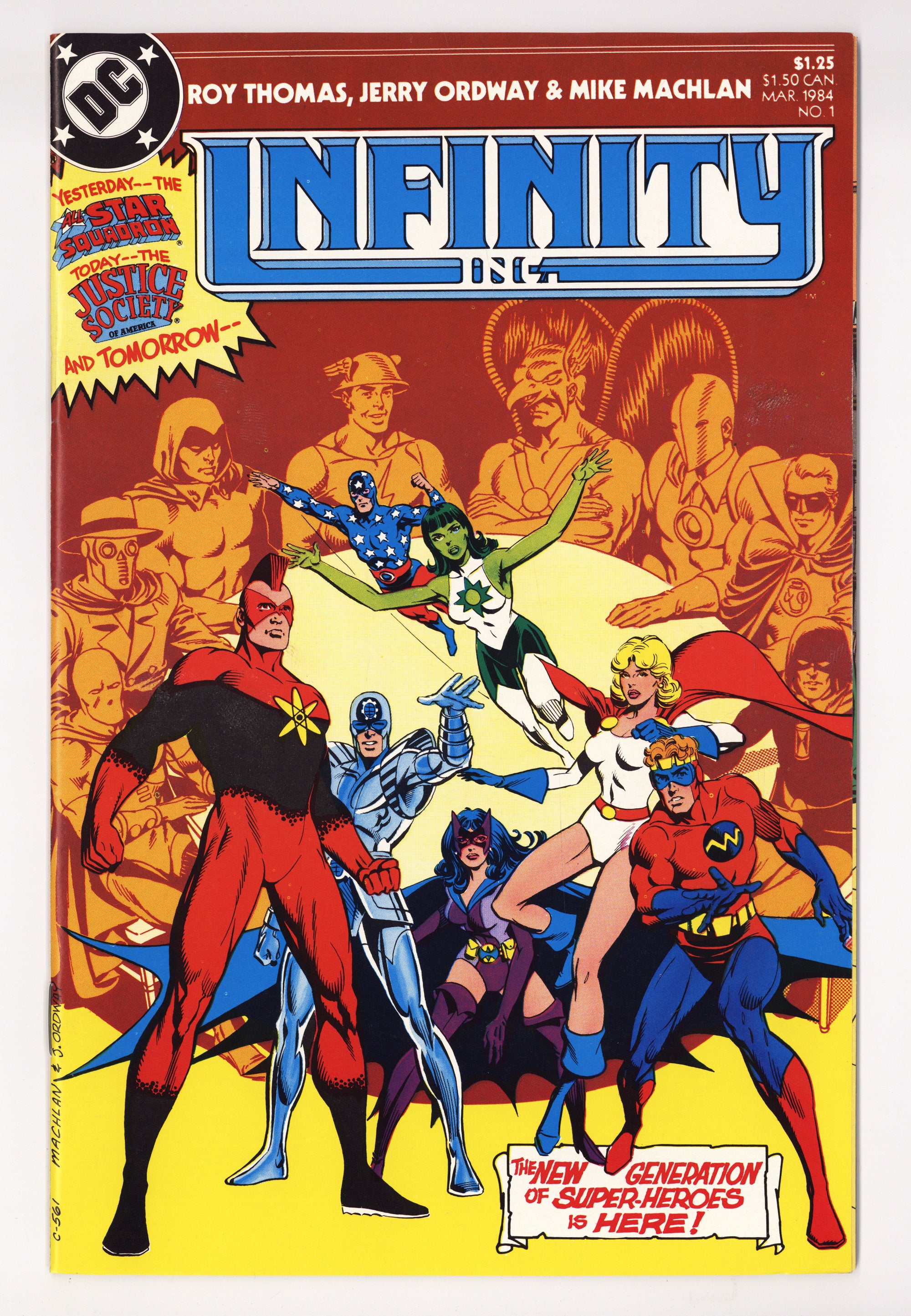Infinity, Inc. Vol 1 1 High Grade (1984) 