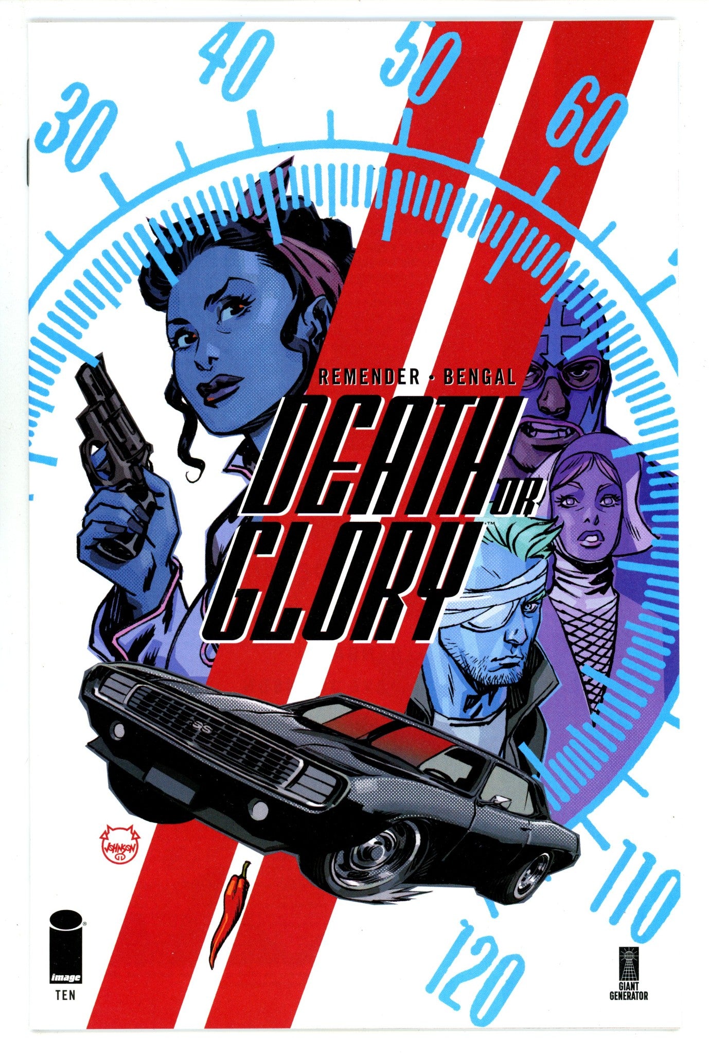 Death or Glory 10 High Grade (2020) Johnson Variant 