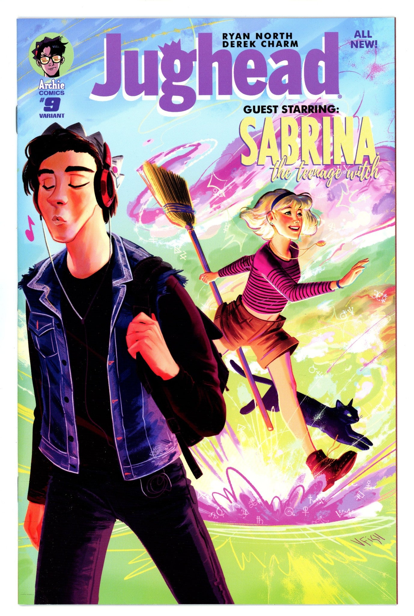 Jughead Vol 3 9 NM- (9.2) (2016) Fish Variant 