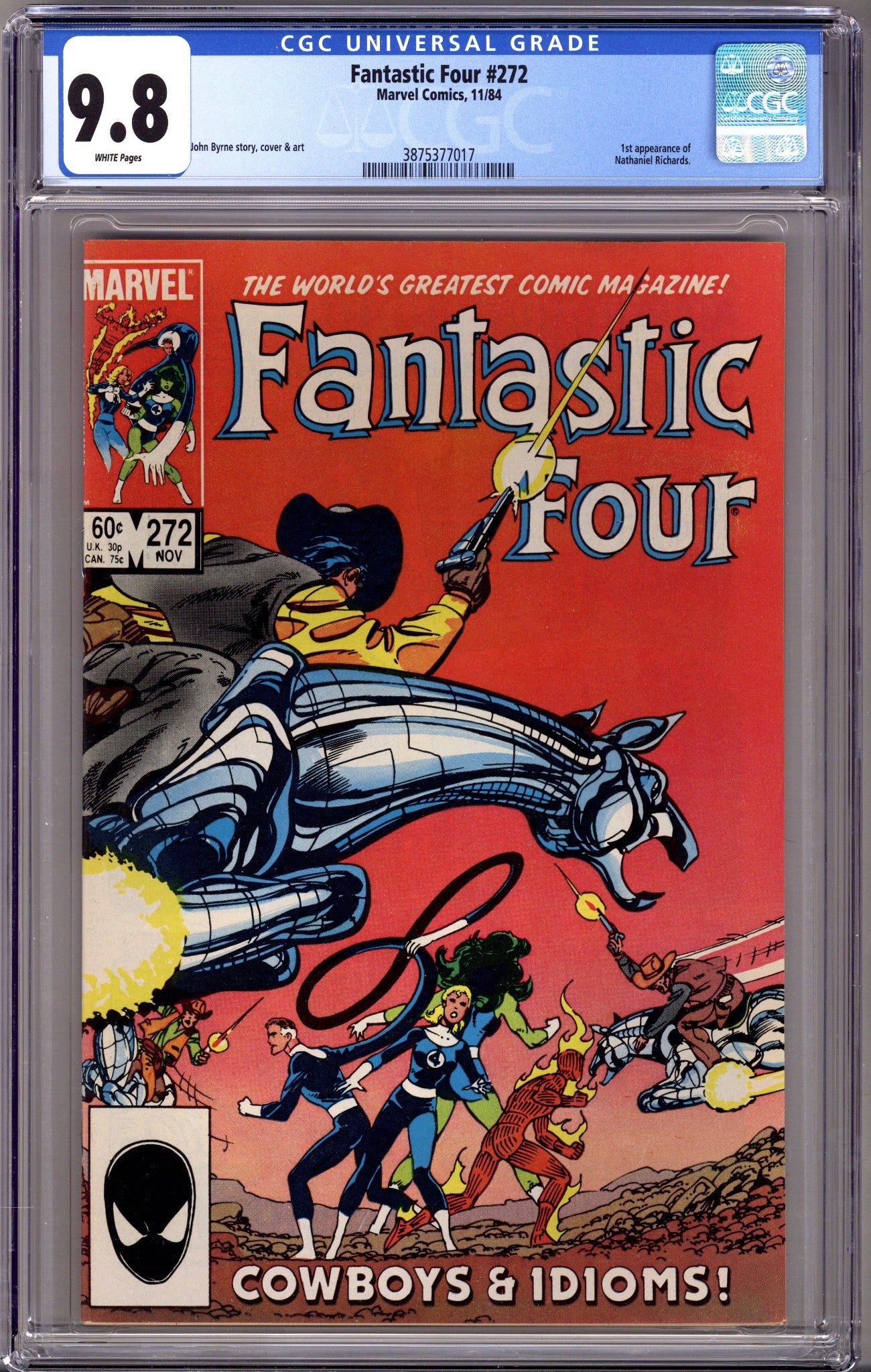 Fantastic Four Vol 1 272 CGC 9.8 (NM/M) (1984) 