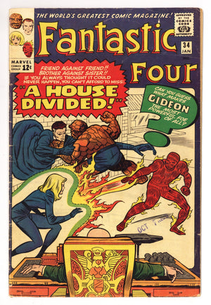 Fantastic Four Vol 1 34 VG+ (4.5) (1965)