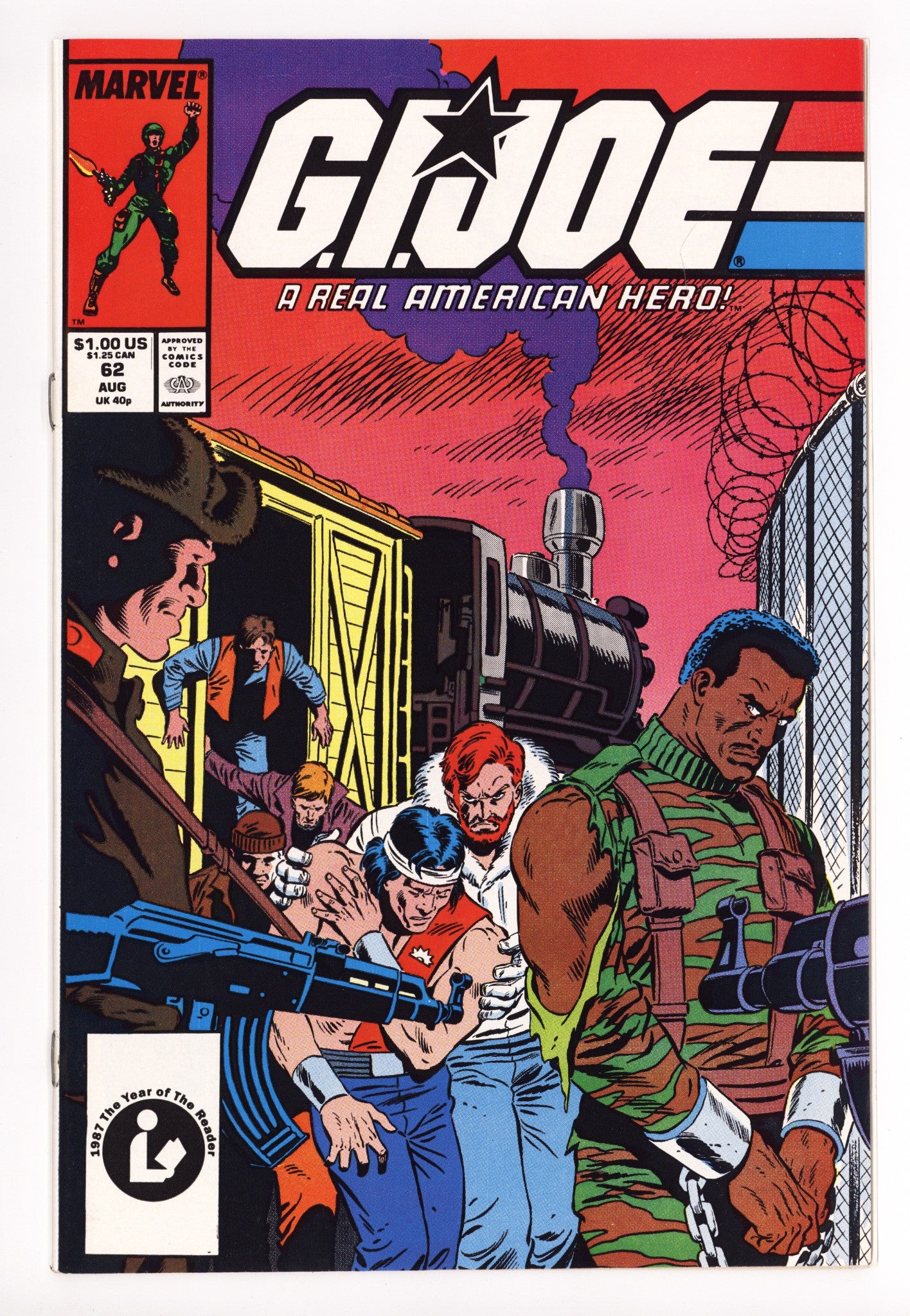 G.I. Joe, A Real American Hero 62 NM (9.4) (1987) 