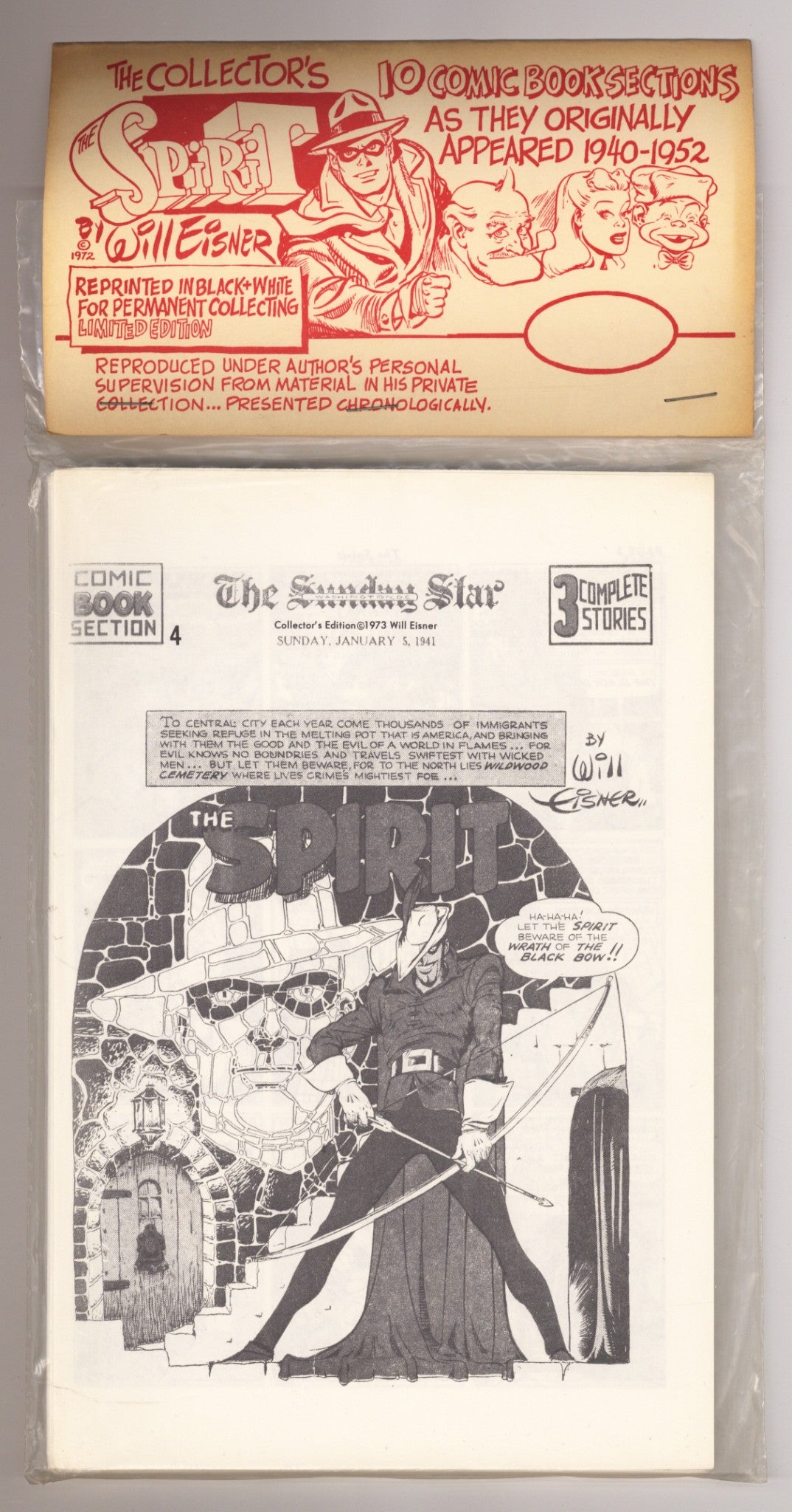 The Spirit Collector's Edition 4 New, Sealed (1973) 