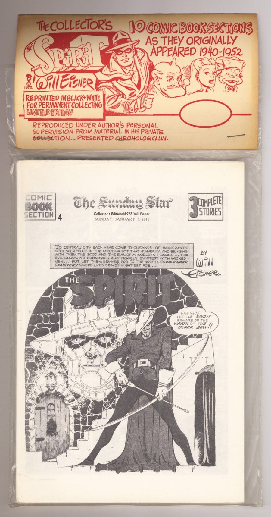 The Spirit Collector's Edition 4 New, Sealed (1973) 