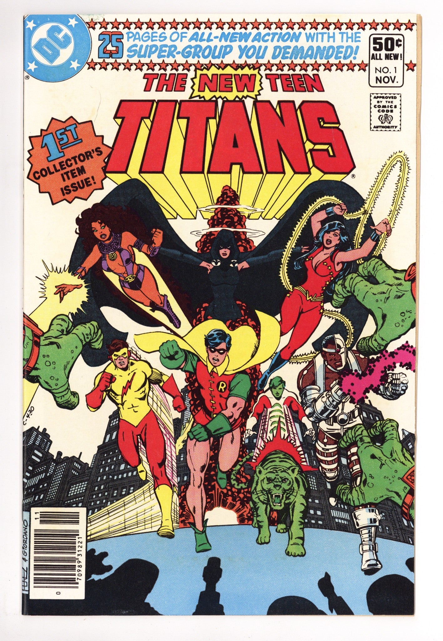 The New Teen Titans Vol 1 1  VF/NM (9.0)   (1980)     Newsstand  