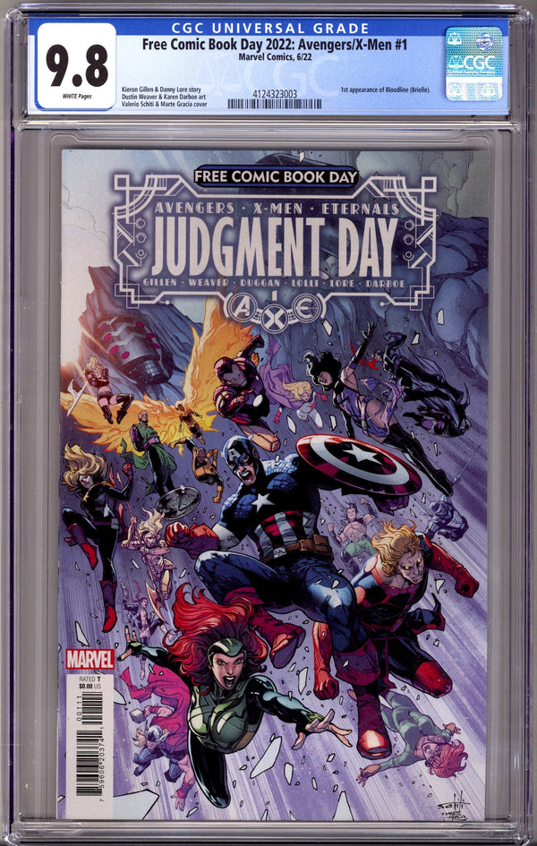 Free Comic Book Day 2022: Avengers / X-Men 1 CGC 9.8 (NM/M) (2022)