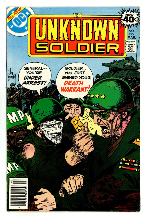 Unknown Soldier Vol 1 225 Mid Grade (1979)