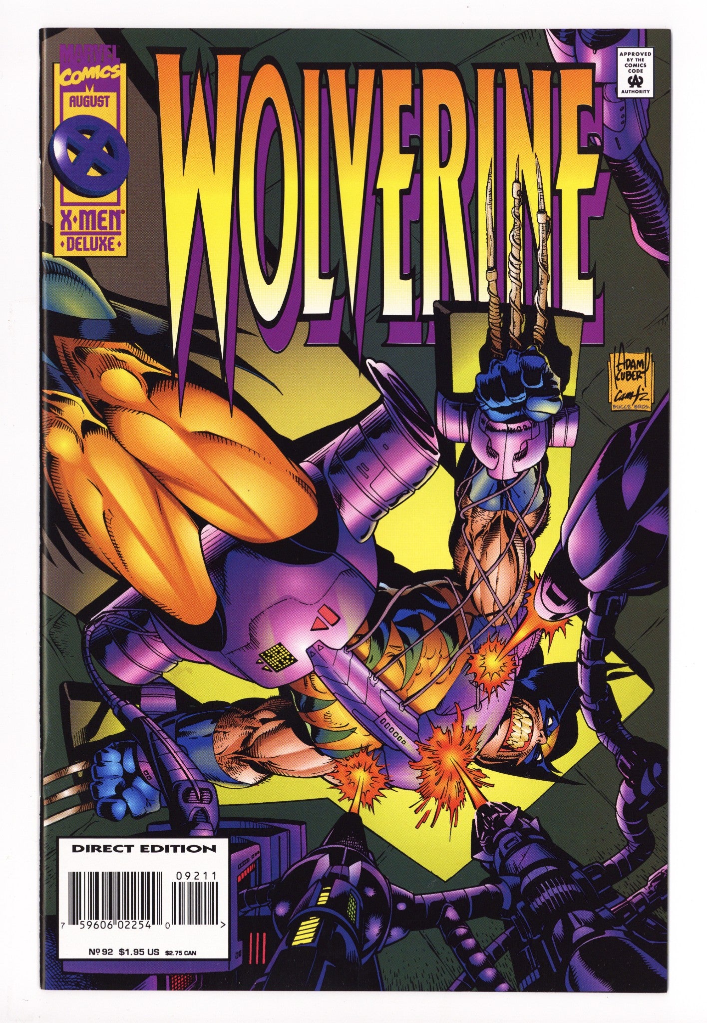 Wolverine Vol 2 92 High Grade (1995) 