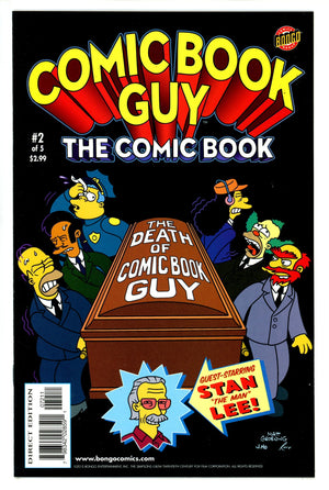 Bongo Comics Presents Comic Book Guy: The Comic Book 2 NM- (9.2) (2010)