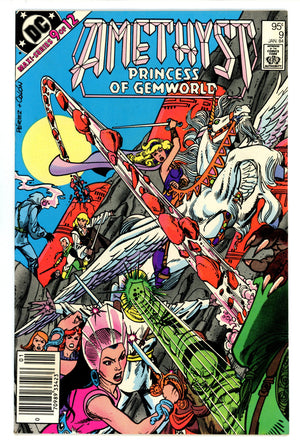 Amethyst, Princess of Gemworld Vol 1 9 FN+ (6.5) (1984) Canadian Price Variant 