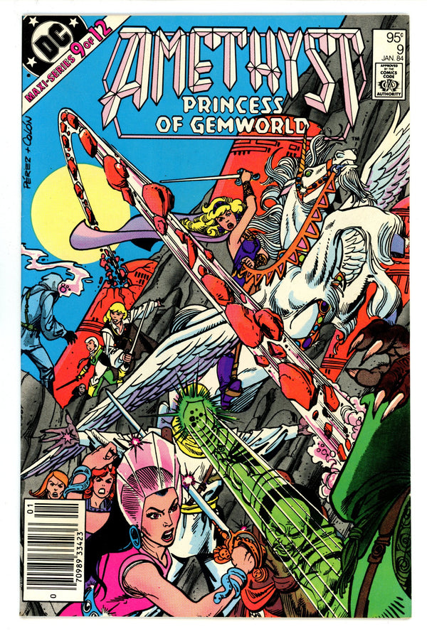 Amethyst, Princess of Gemworld Vol 1 9 FN+ (6.5) (1984) Canadian Price Variant