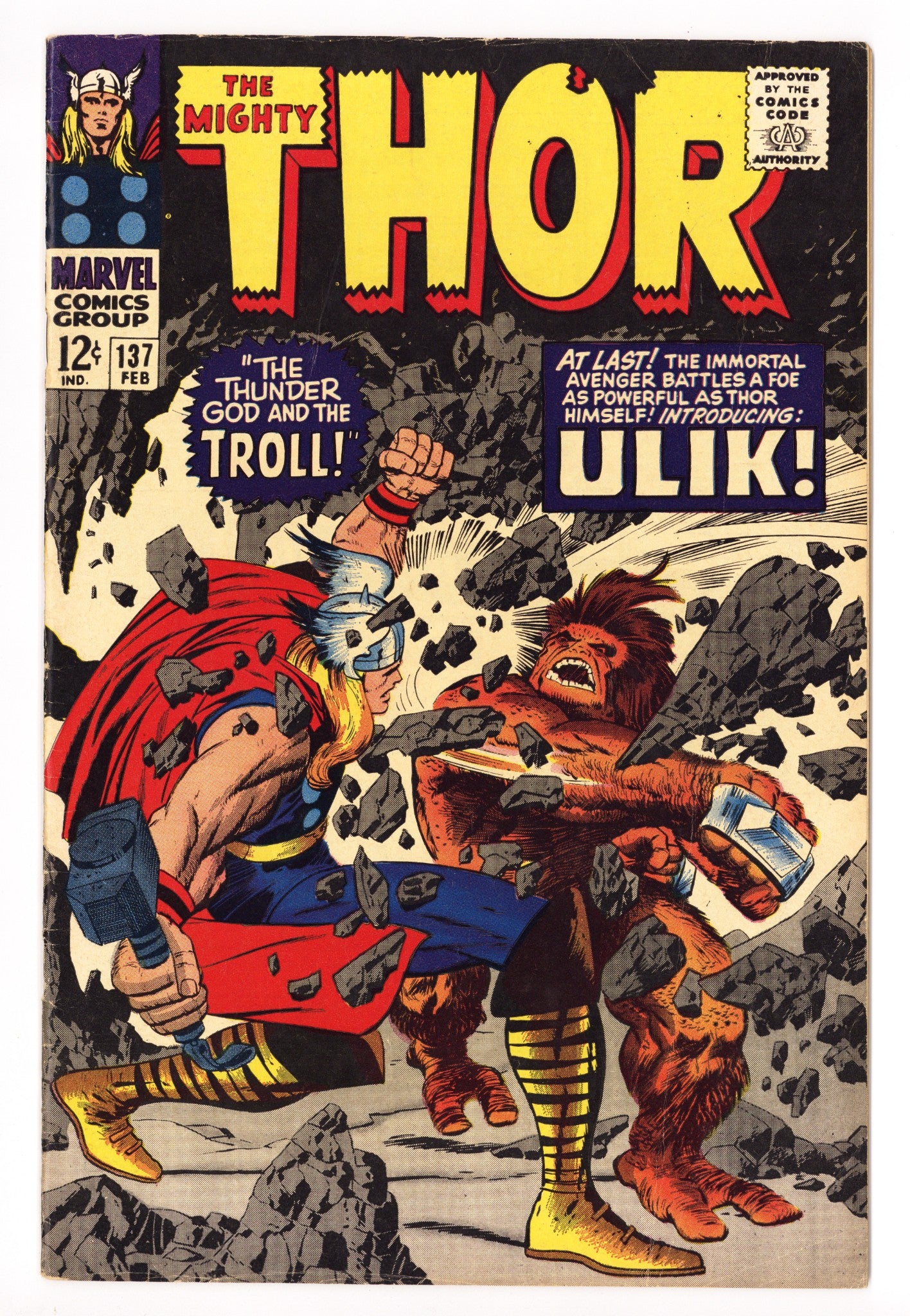 Thor Vol 1 137 FN- (5.5) (1967) 