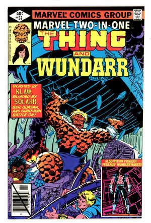 Marvel Two-in-One Vol 1 57 High Grade (1979)