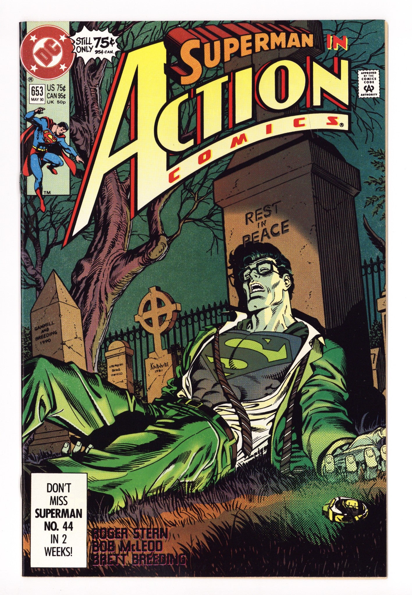 Action Comics Vol 1 653 High Grade (1990) 
