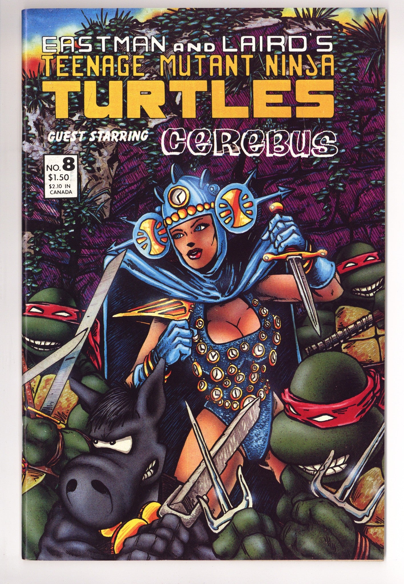 Teenage Mutant Ninja Turtles Vol 1 8 VF (8.0) (1986) 