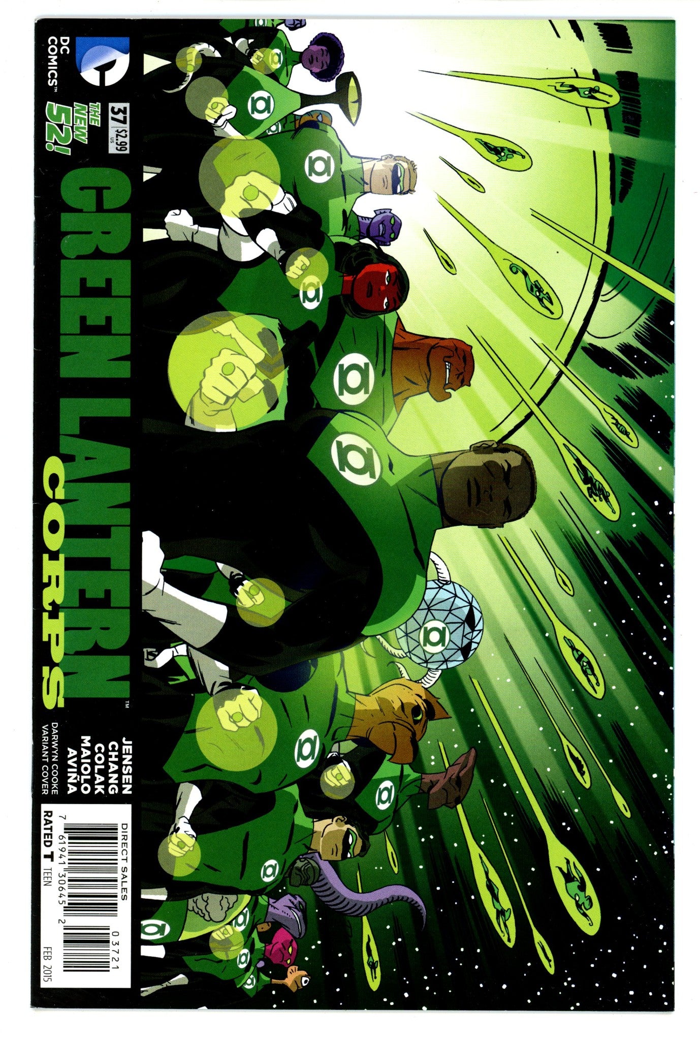 Green Lantern Corps Vol 2 37 High Grade (2015) Cooke Variant 