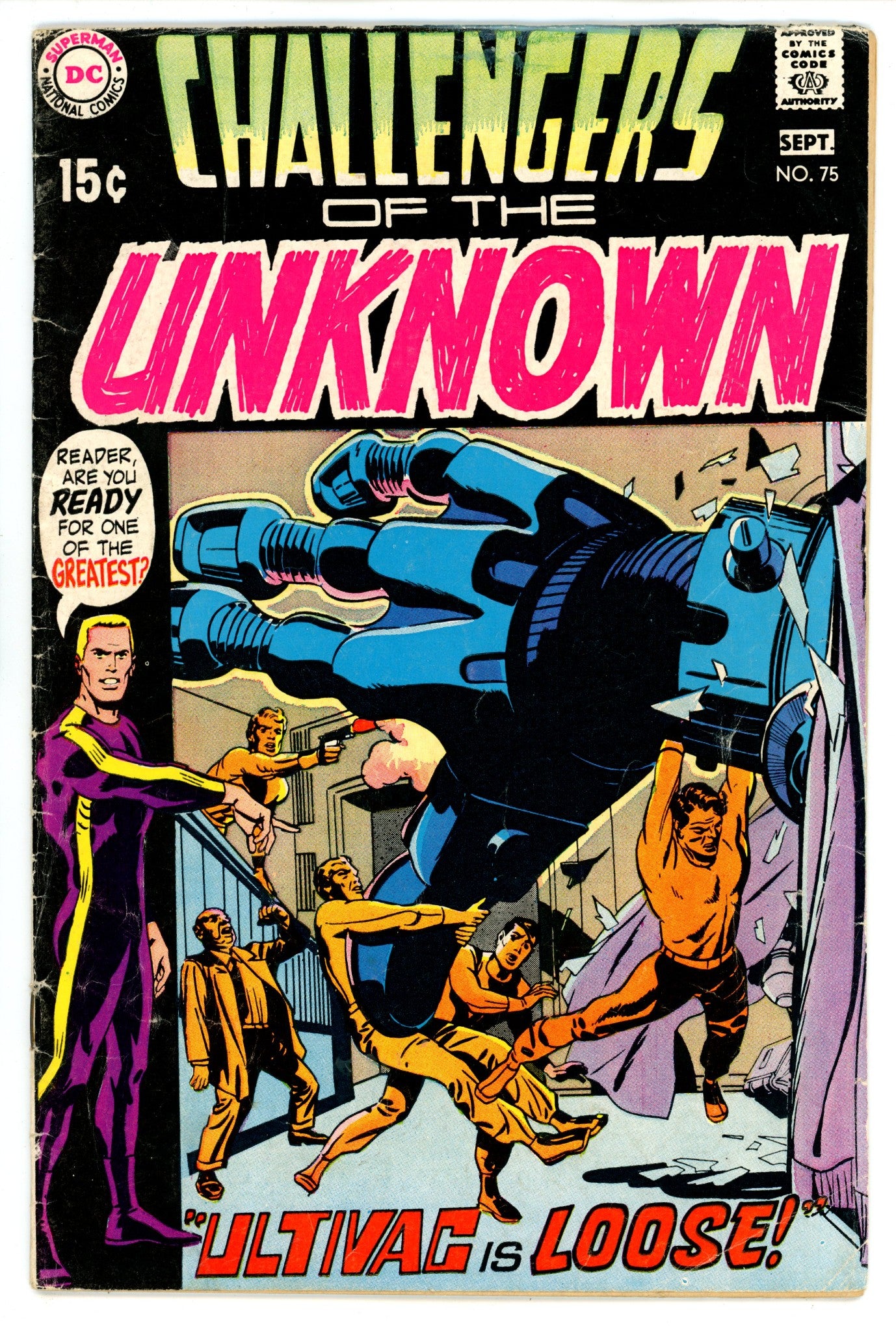 Challengers of the Unknown Vol 1 75 VG (4.0) (1970) 