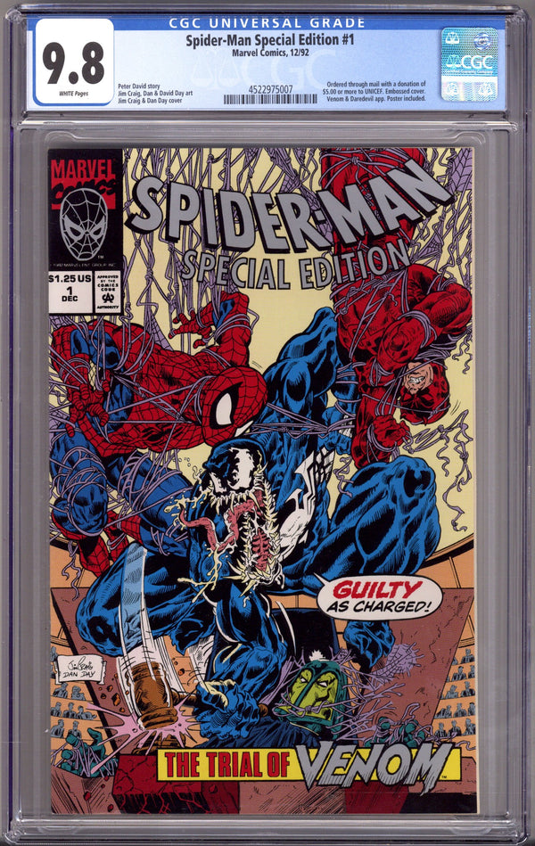 Spider-Man Special Edition 1 CGC 9.8 (NM/M) (1992)
