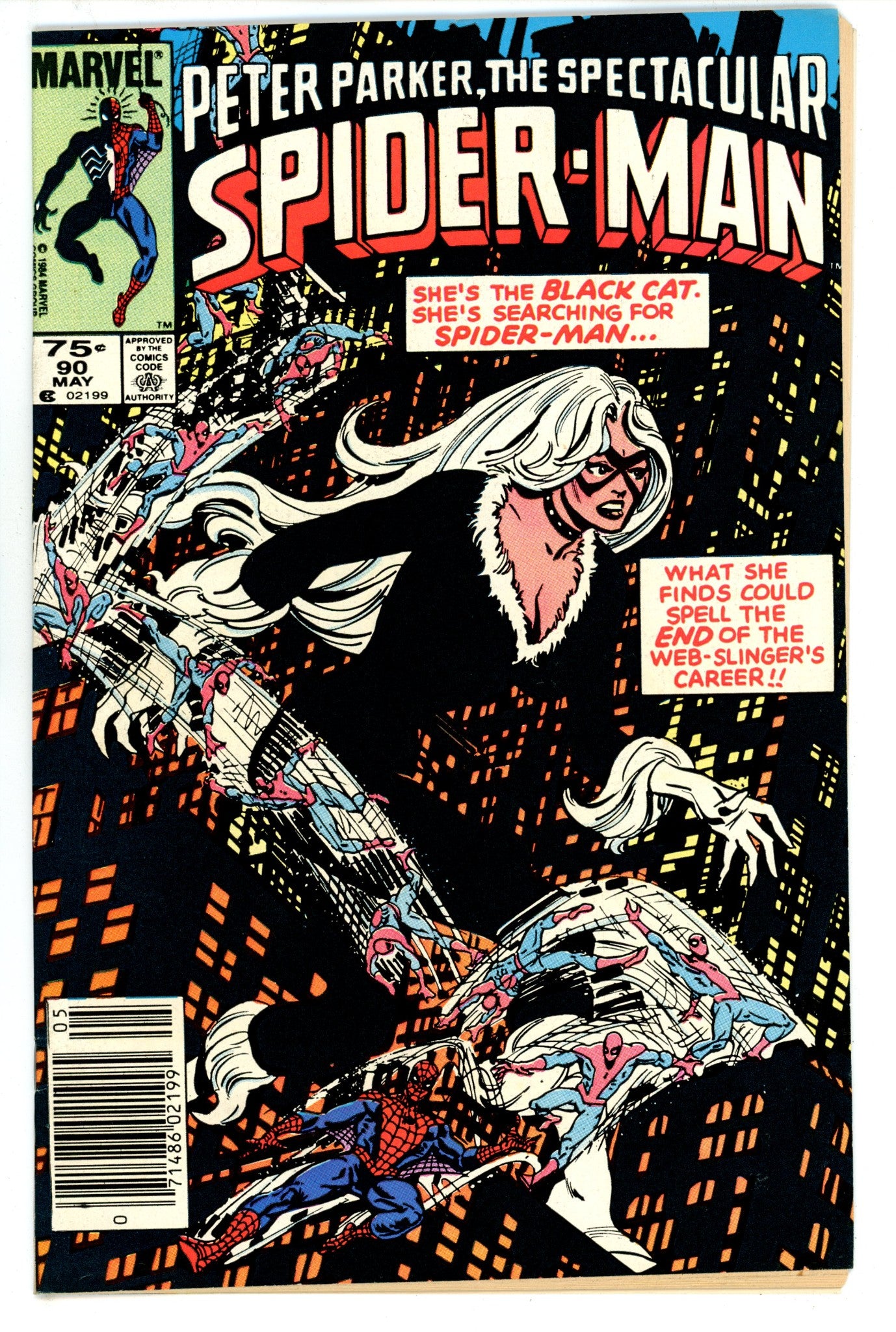 The Spectacular Spider-Man Vol 1 90 FN/VF (7.0) (1984) Canadian Price Variant 