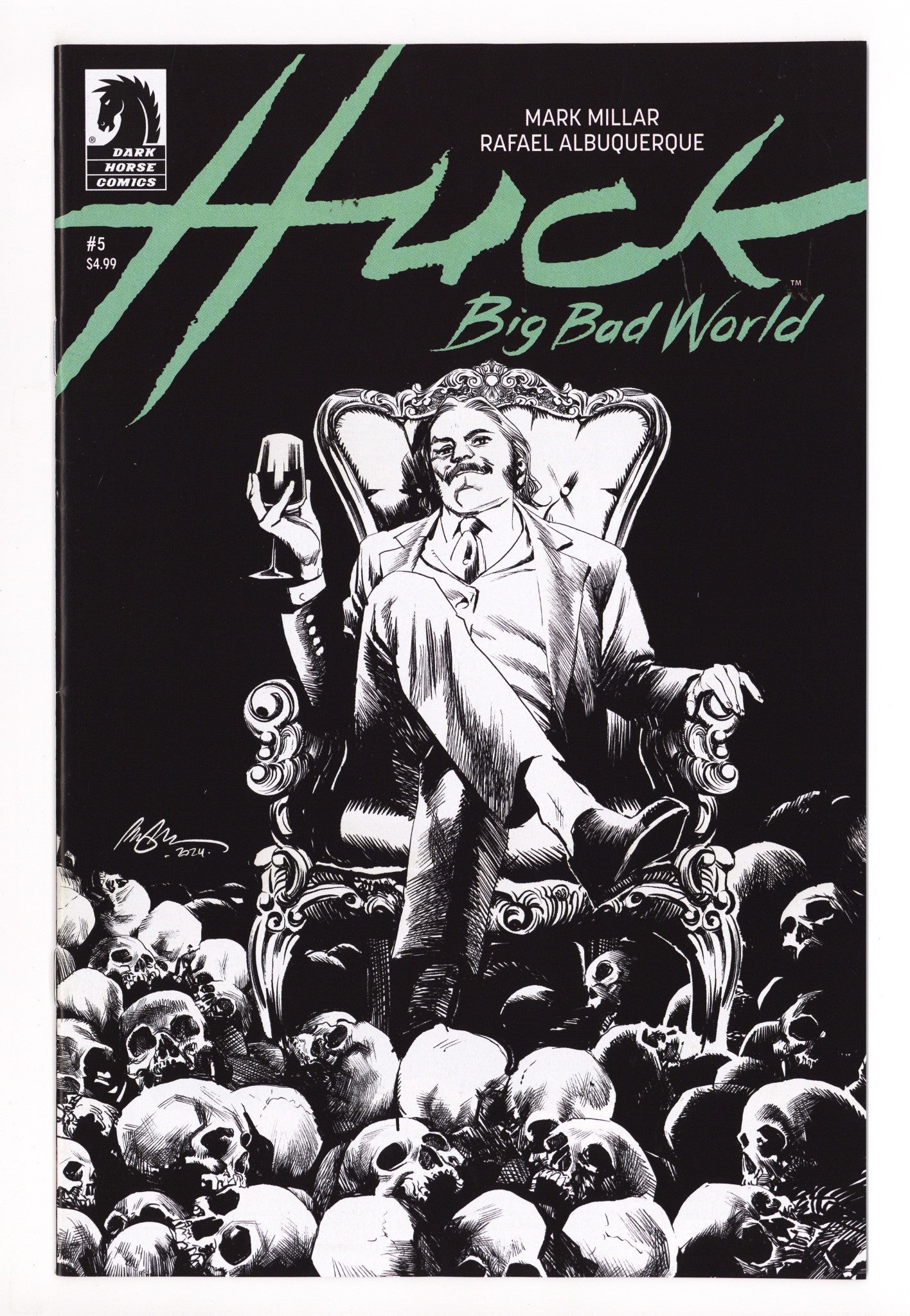 Huck: Big Bad World 5 Albuquerque B&W Variant (2025)