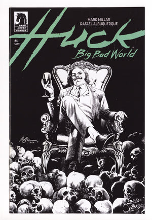 Huck: Big Bad World 5 Albuquerque B&W Variant (2025)