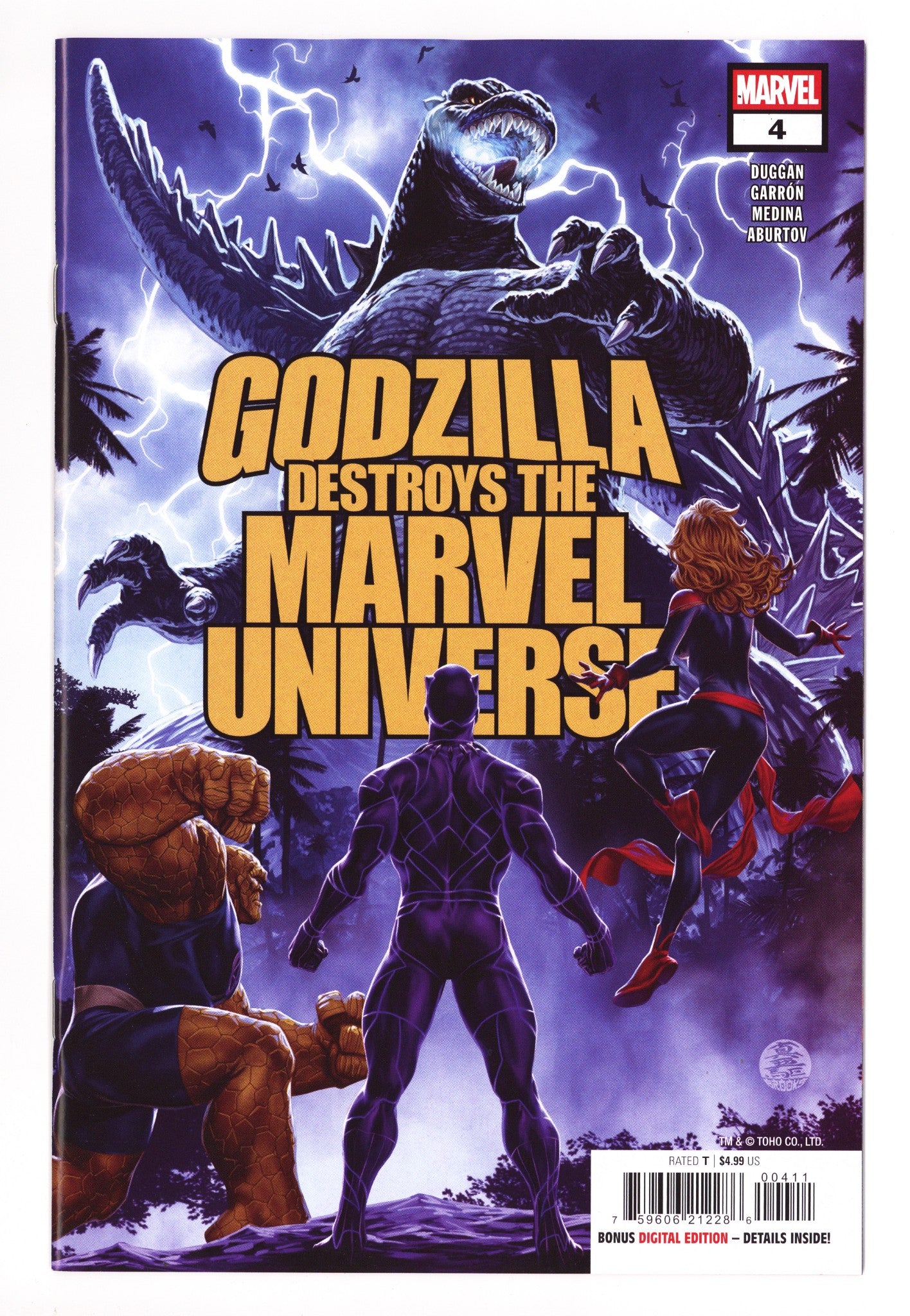 Godzilla Destroys The Marvel Universe  4    (2025)