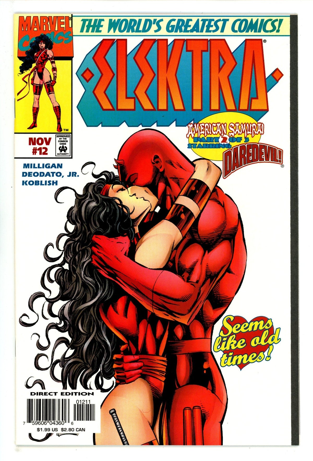 Elektra Vol 1 12  High Grade   (1997)