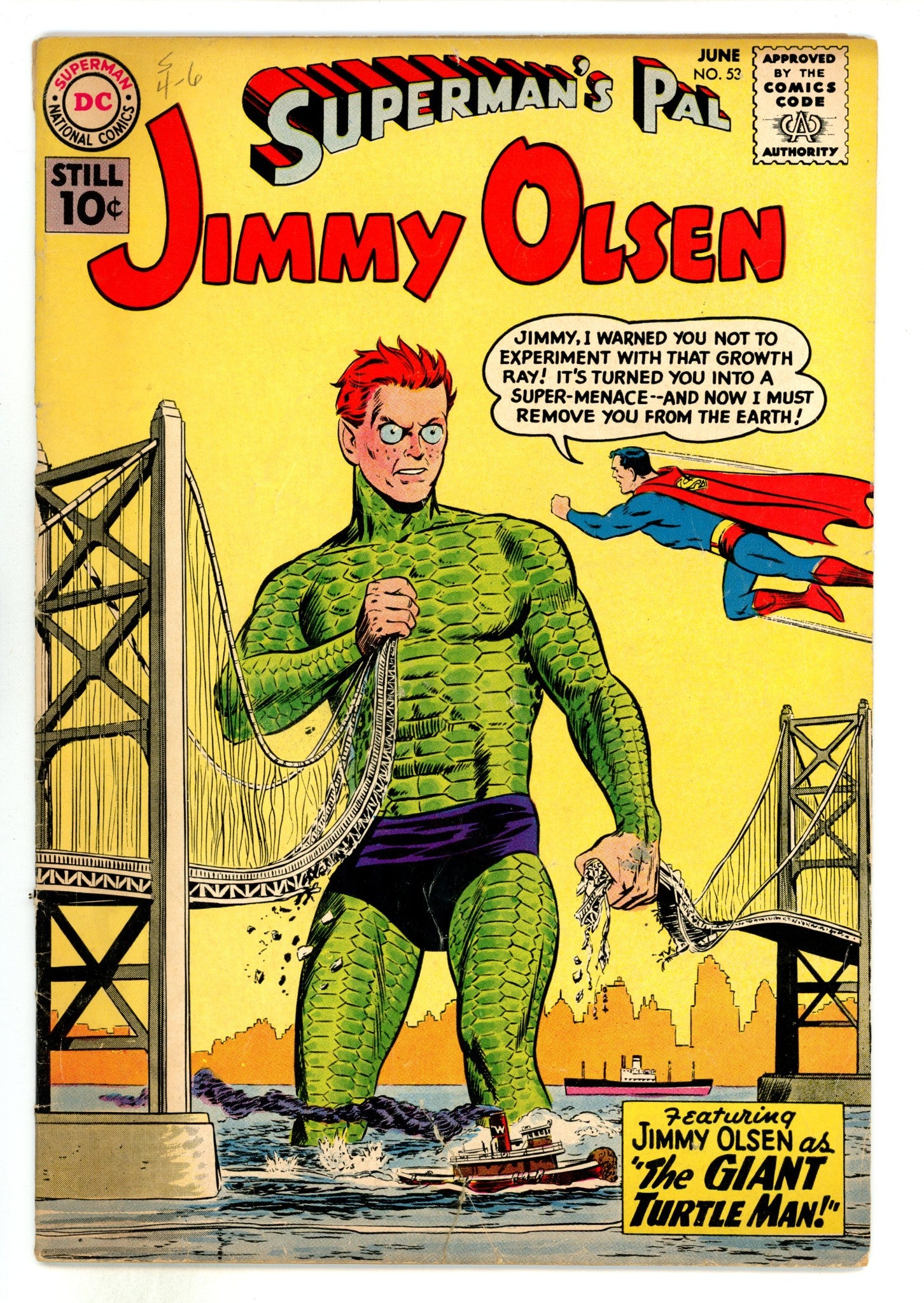 Superman's Pal, Jimmy Olsen 53 VG- (3.5) (1961) 